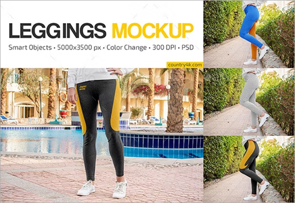 Leggings Mockup Set