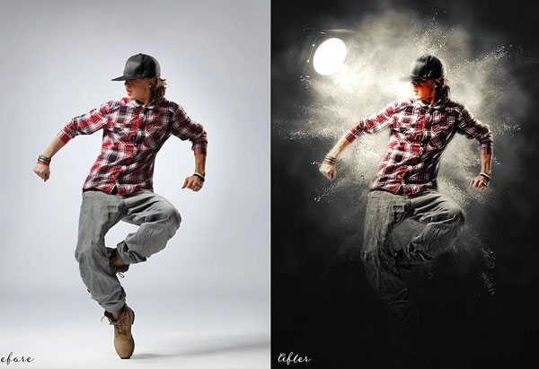 Light Effect Photoshop Action