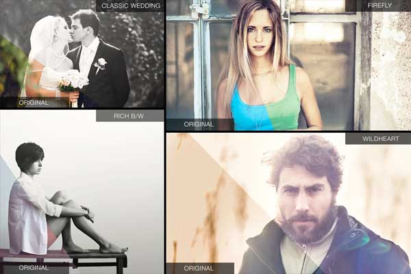 Light Effect Photoshop Actions Set