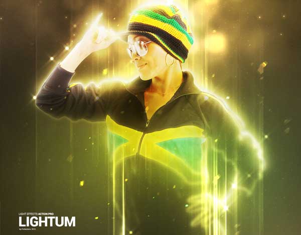Light Effects Photoshop Action