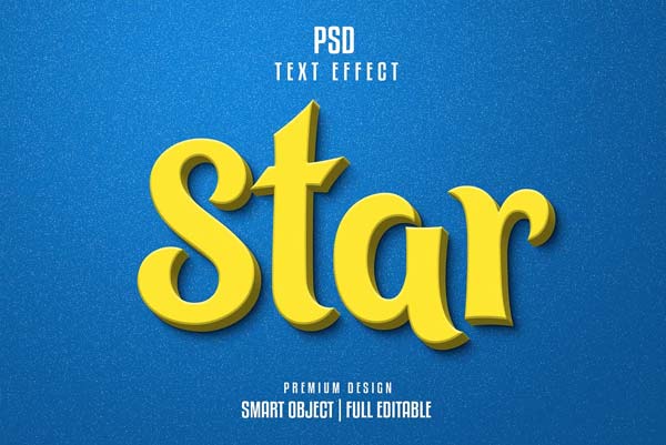 Light Text Effect PSD Free Download