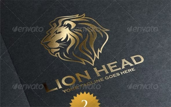 Lion Head Logo Template