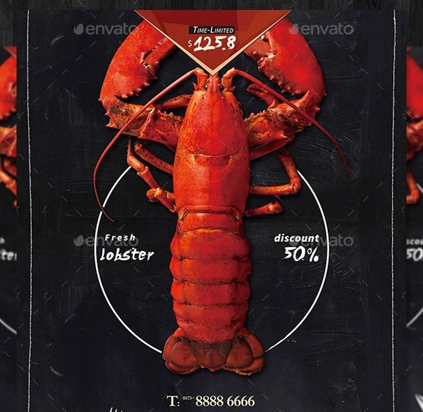 Lobster Flyer Templates – Free & Premium PSD, Ai, Word ( Doc ), InDesign, Vector, EPS, PNG, PDF, TIFF, Formats Download