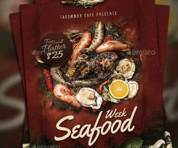 Lobster Seafood Flyer Template