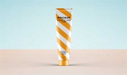 Long Cosmetic Tube Mockup