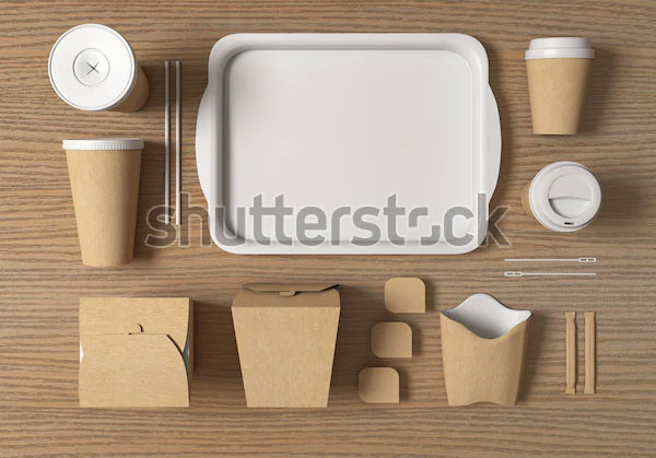 Lunch Food Packaging Mockup