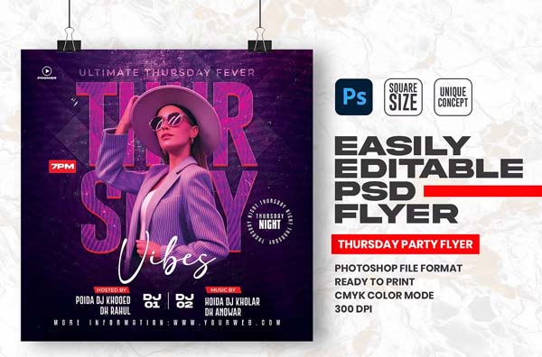 Luxury Nightclub Event Flyer Template