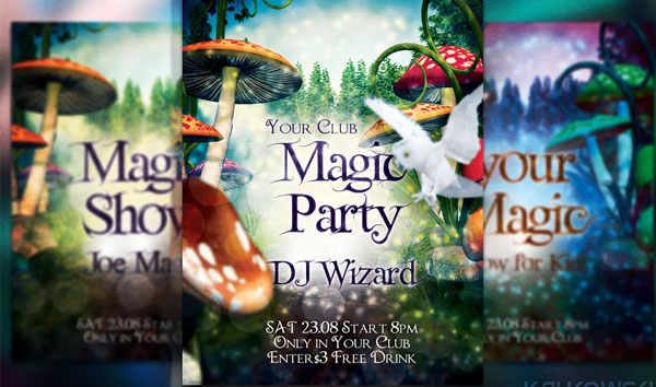 Magic Show Flyer Template