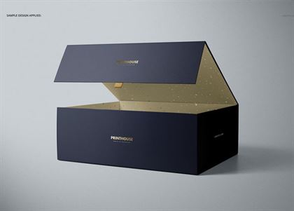 Magnetic Gift Box Mockup Set