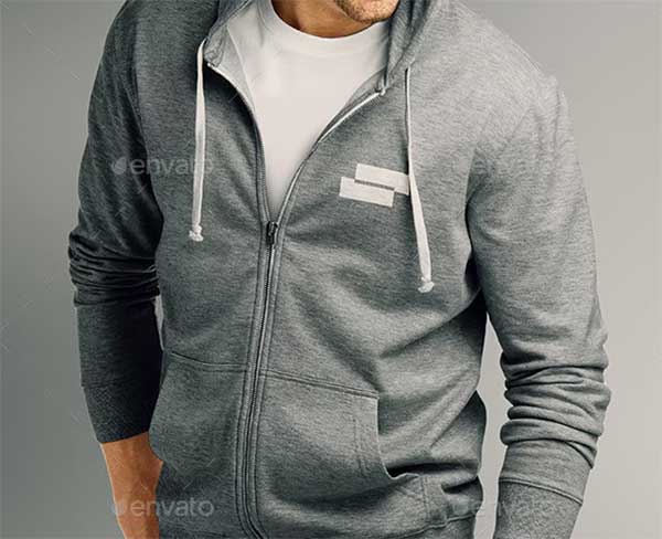 Man Hoodie Mockup