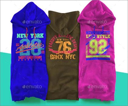 Man Hoodie Sweatshirt Mockup