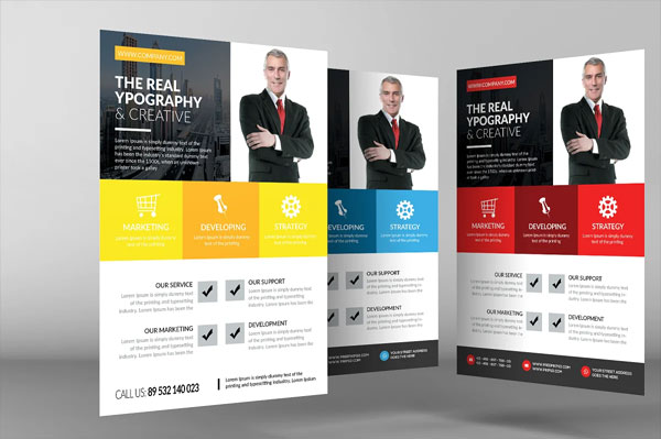 Marketing Consultant Flyer Template