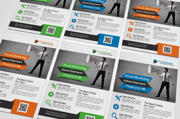 Marketing Plan Consulting Business Flyer