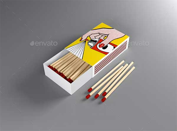 Match Box Mock-up Templates
