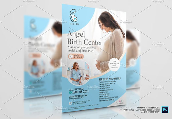 Maternity Center Promotional Flyer