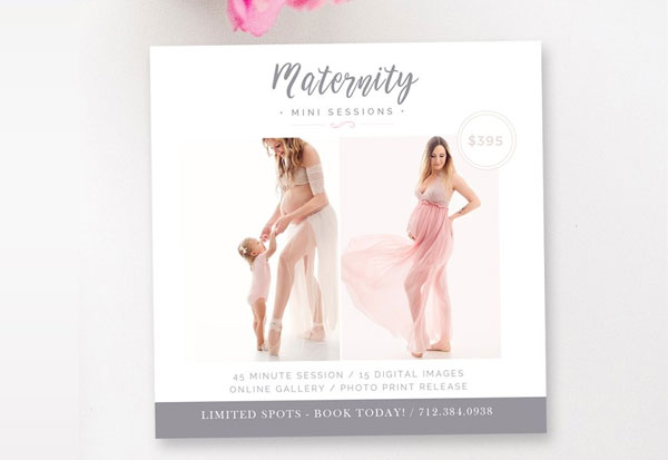 Maternity Mini Session Template