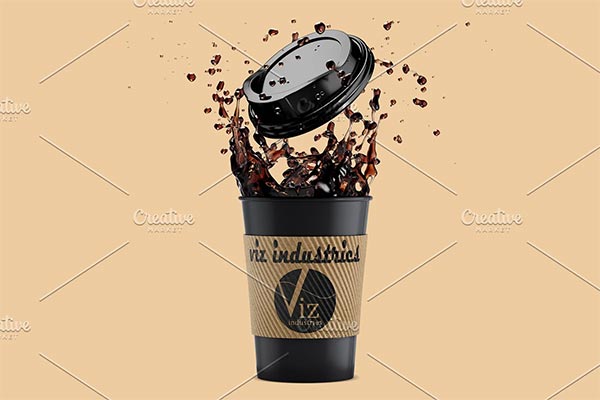Matte Coffee Cup Package Design