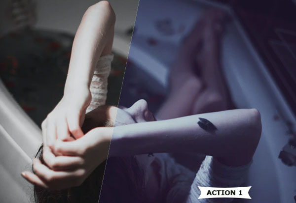 Matte Reddish Photoshop Actions