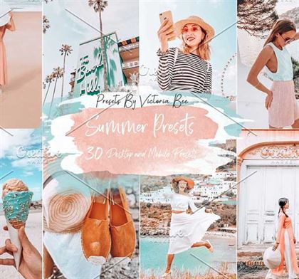 Mattes Summer Lightroom Presets Templates