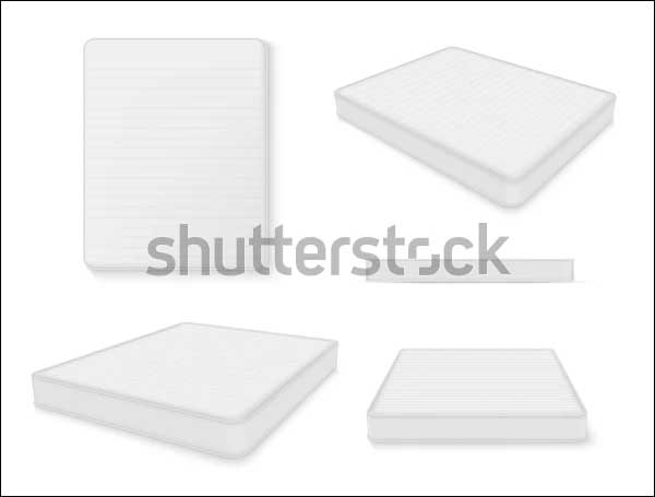 Mattress Futon or Flock Bed Mockup