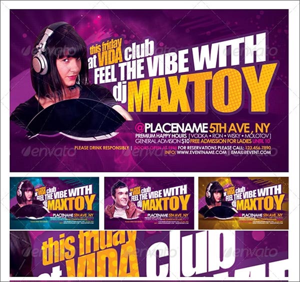 Maxtoy Dance Flyer Template