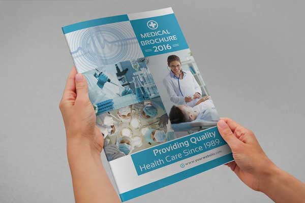 Medical Bifold Brochure Template