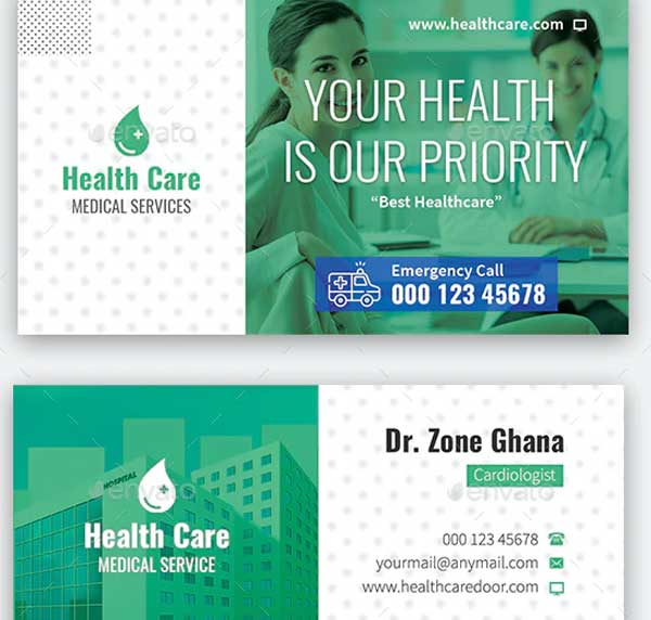 Medical Business Card Template