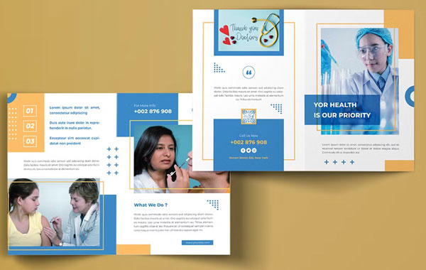 Health and Medical Doctors Bifold Brochure
