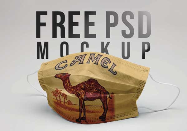 Medical Mask Mockup Free