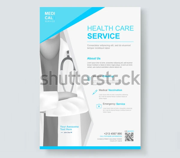 Medical Nursing Care Flyer Template