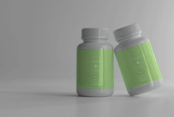 Medicine Bottles Mockup Free Psd