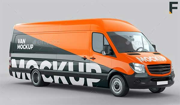 Mercedes Van Mockups