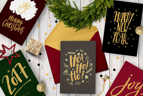 Merry Christmas and New year Gift Cards