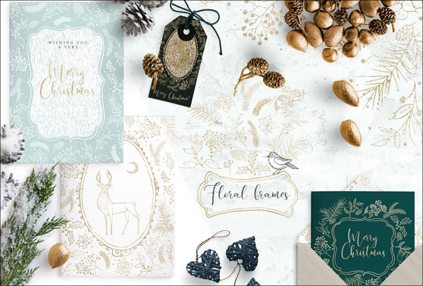 Merry Christmas - Winter Logo