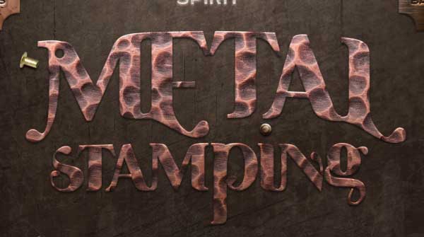 Metal Stamping Photoshop Styles