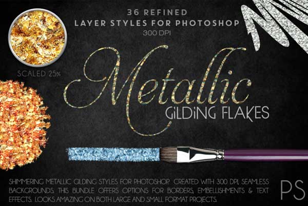 Metallic Gilding Flakes