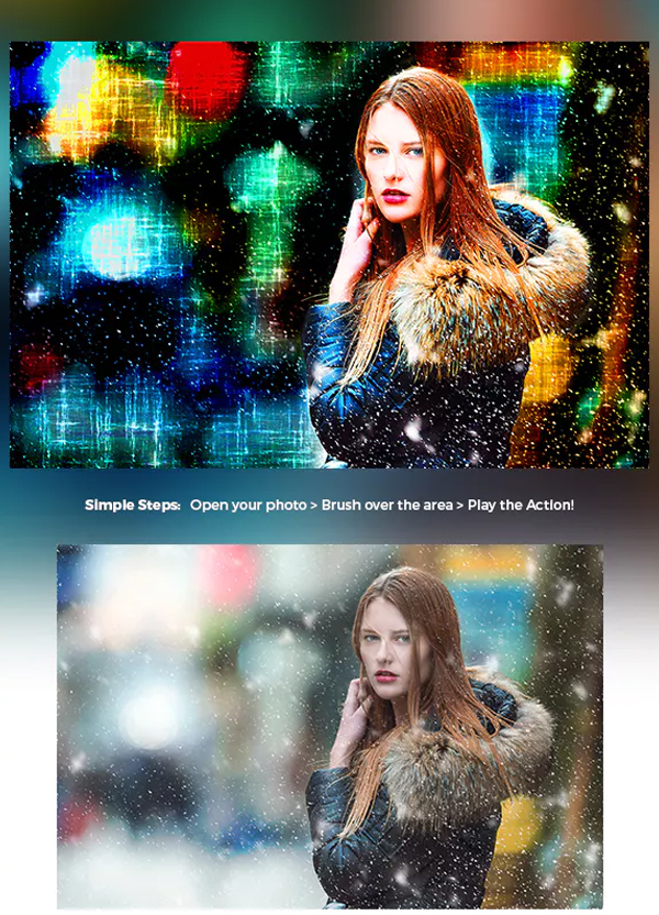 Midnight Sparkles Photoshop Action