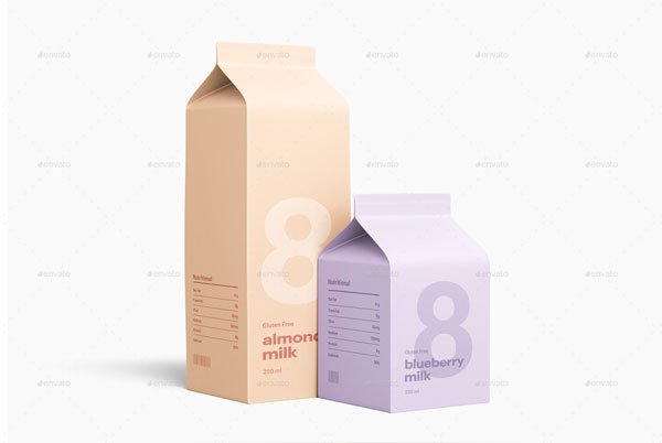 Milk Carton Mockups
