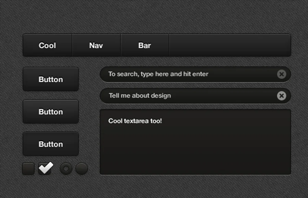 Mini Black UI Kit