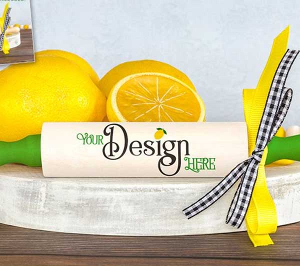 Mini Rolling Pin Mockup