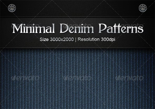 Minimal Denim Patterns