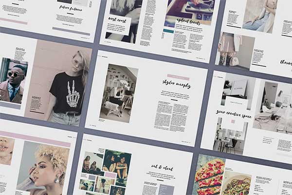 Minimal Lifestyle Magazine Template