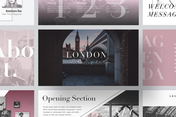 Minimal Travel Keynote Template