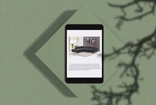 Minimal iPad Mockup Template