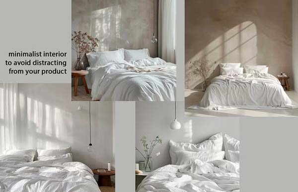 Minimalist Bedding Mockup Collection