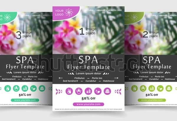 Minimalistic Spa Flyer