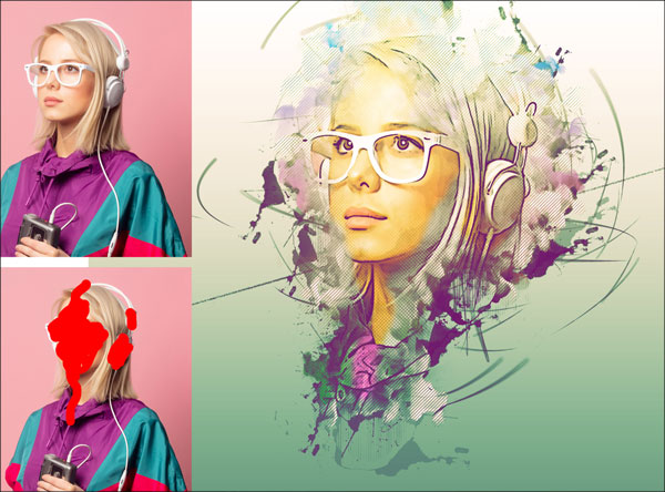 Mix Media Manipulation PS Action