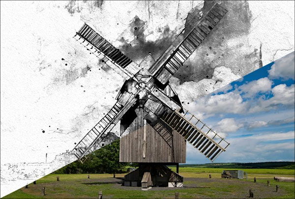 Mixed Ink Art Photoshop Action