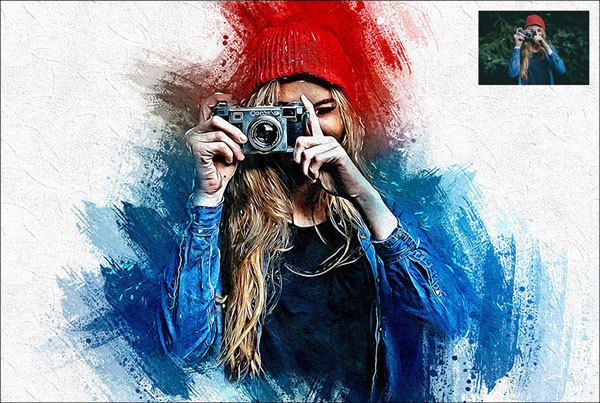 Mixed Paints Photoshop Actions