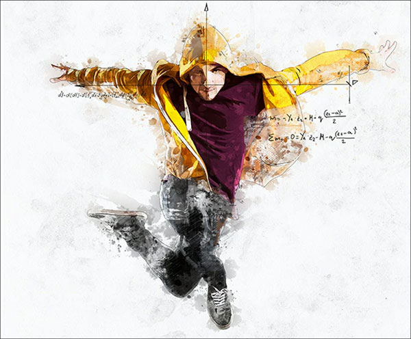 Mixed Tech Paint Photoshop Action